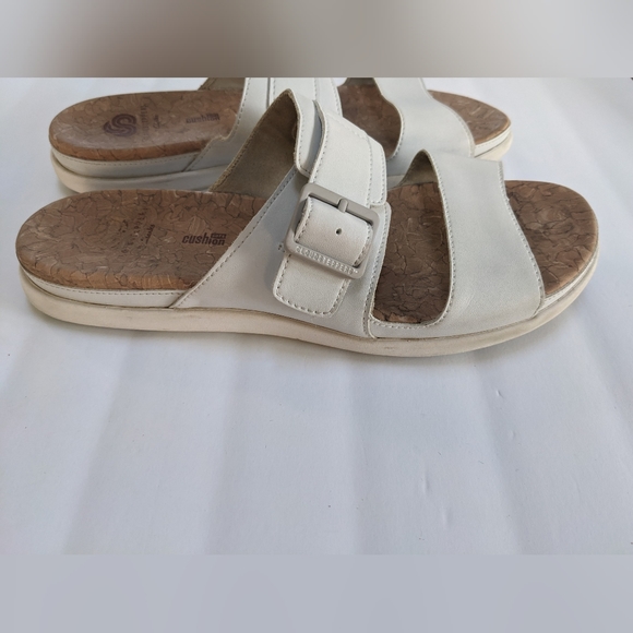 Clarks Women's White Step June Tide Sandal Size 8 - Picture 4 of 7